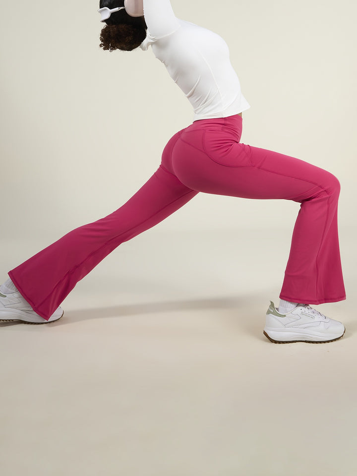Hot Pink Sculpt Bootcut Leggings