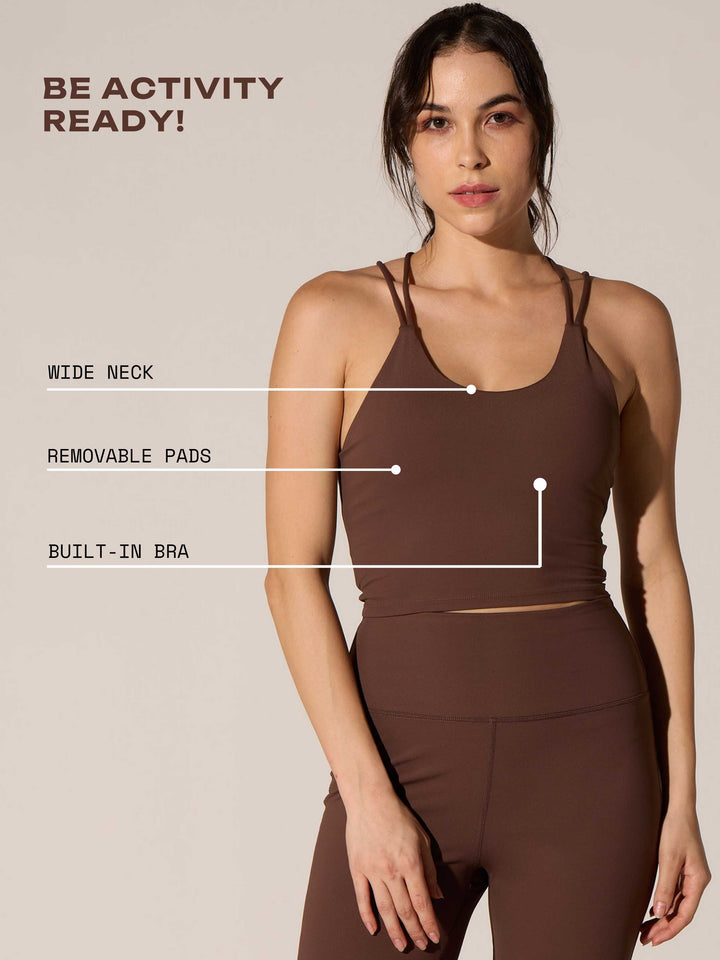 Brown Built-In Brisk Top