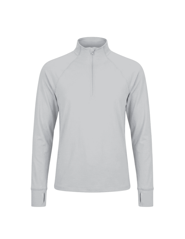 Light Grey Athletic Quarter-Zip
