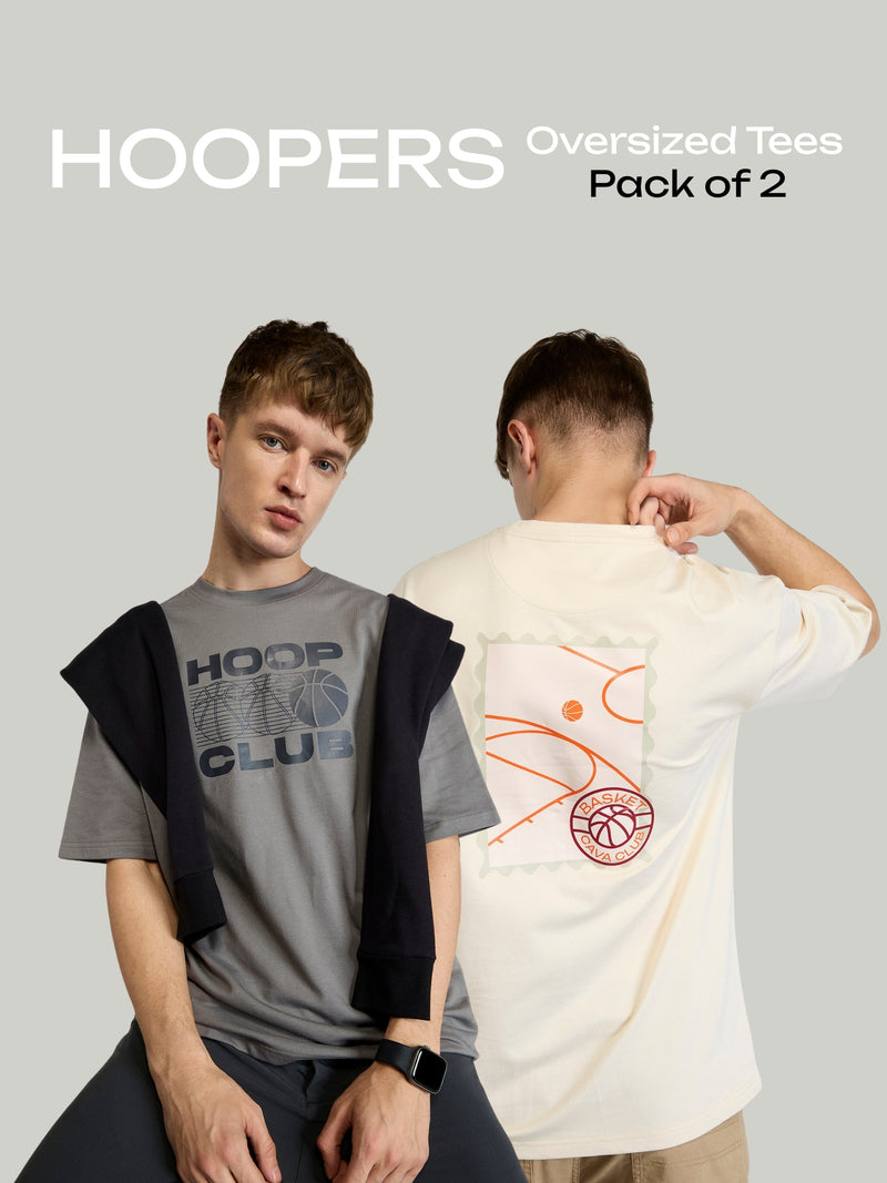 Hoopers Oversized Tees - Pack of 2