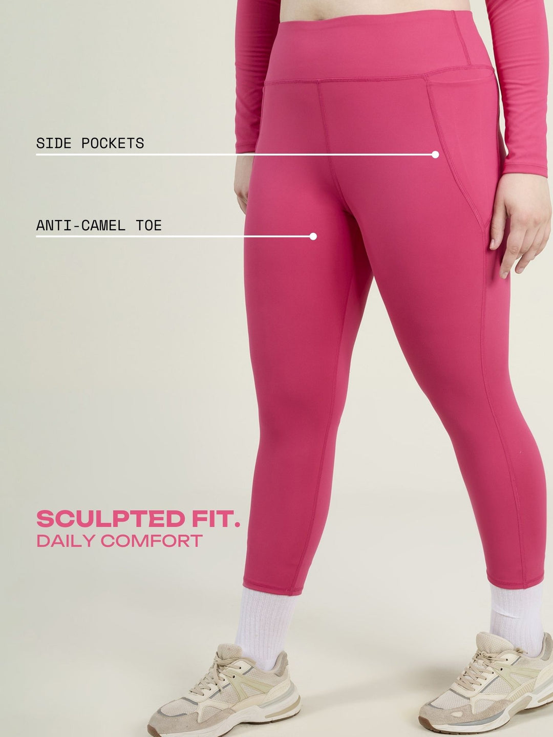 Hot Pink Sculpt Core Leggings