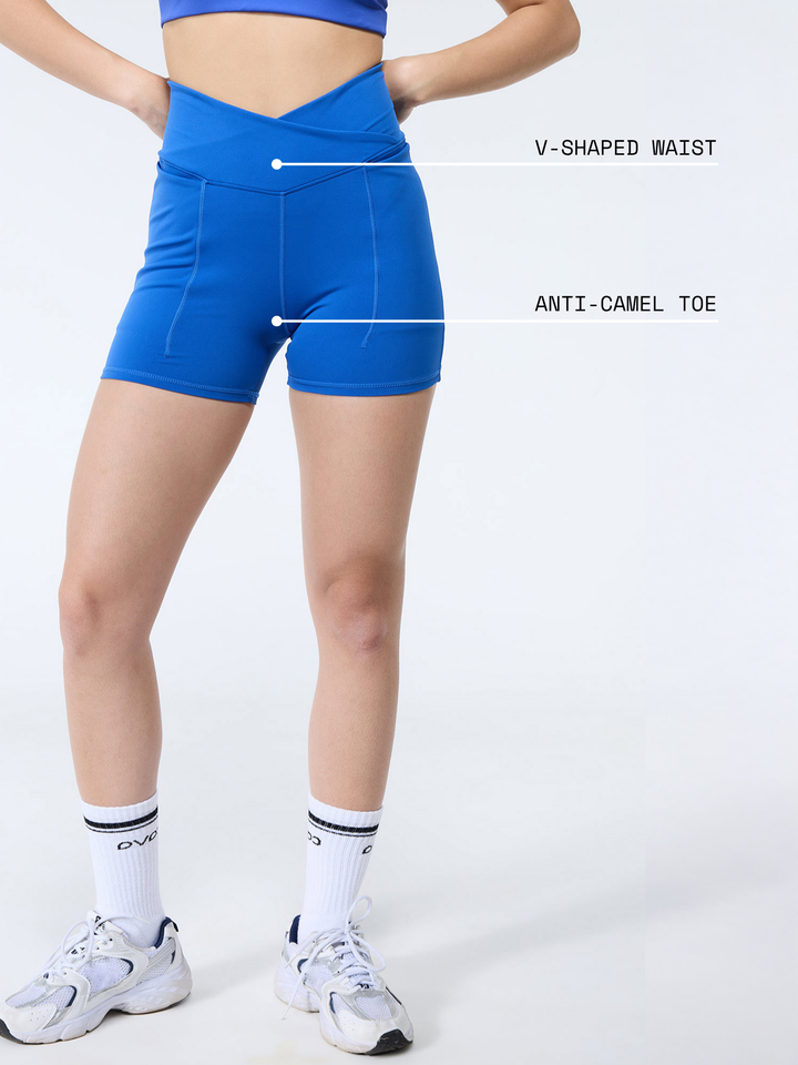 Cobalt Hourglass Booty Shorts