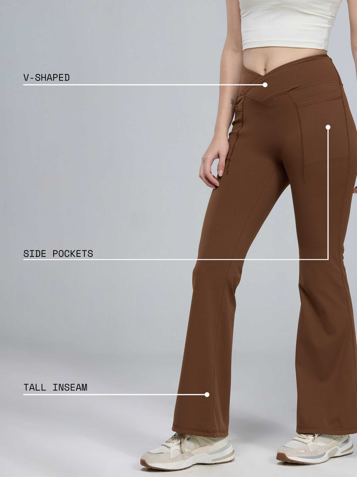 Brown Tall Hourglass Leggings