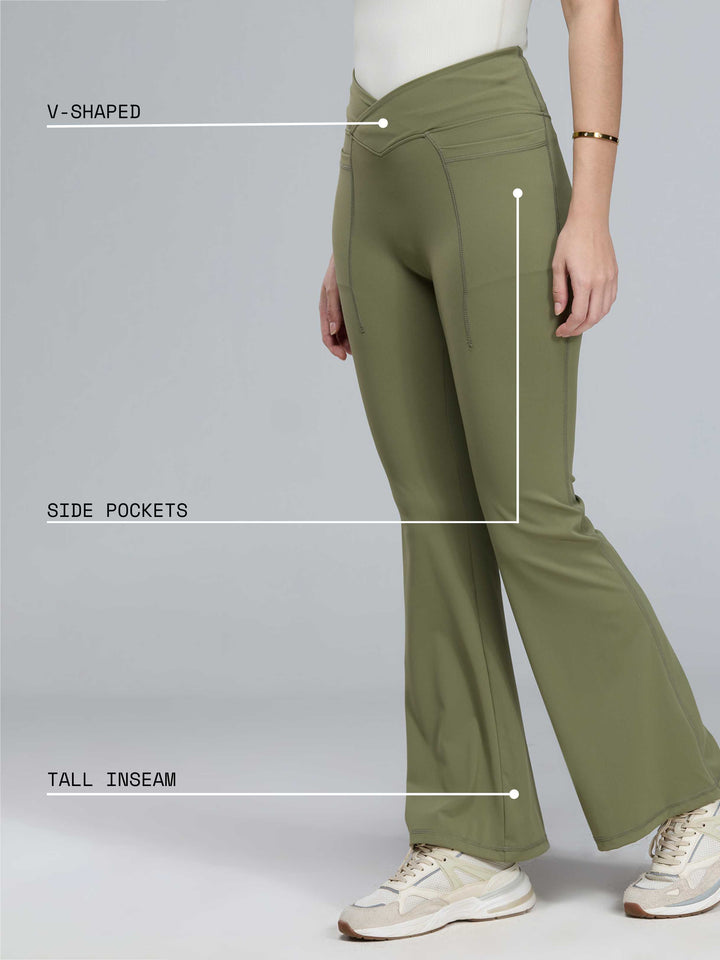 Olive Tall Hourglass Leggings