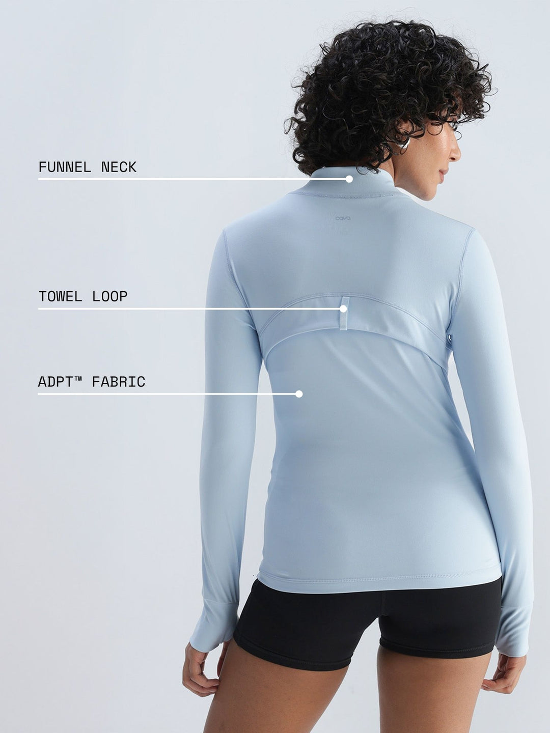 Ice Blue Contour Jacket