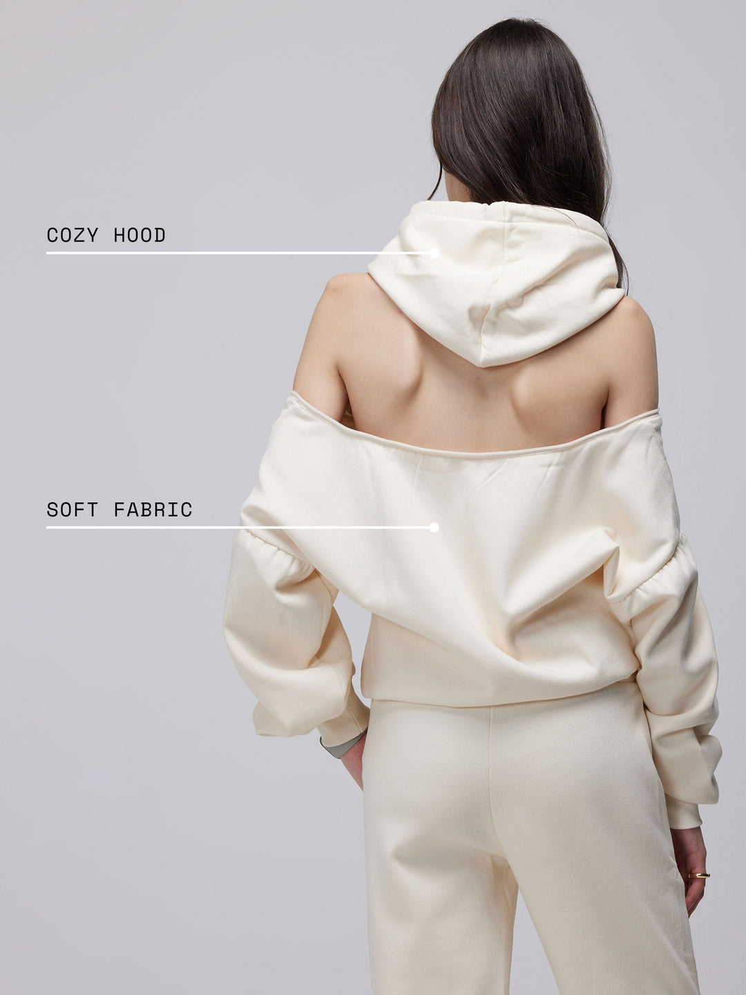 Ivory Transform Hoodie