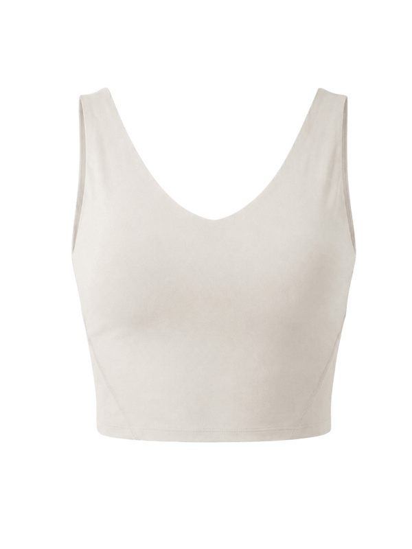 Ivory Refine Crop Tank