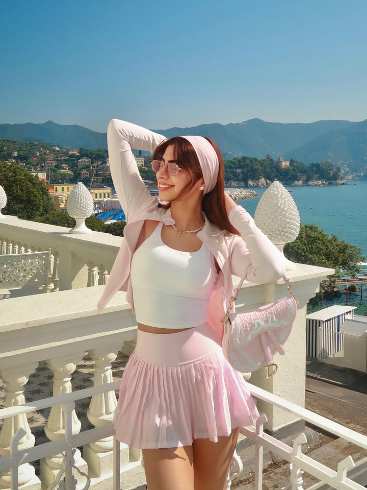 Pink Plie Pleated Skort