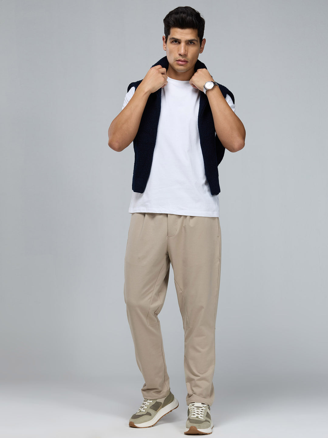 Light Beige Everywear Joggers