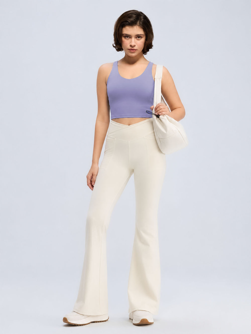 Lilac Refine Crop Tank