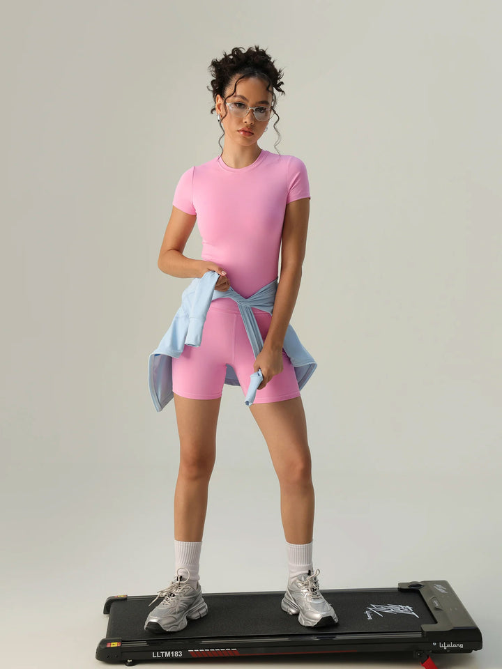Pink Sculpt Booty Shorts