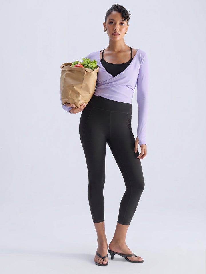 Lilac ADPT™ Wrap Top