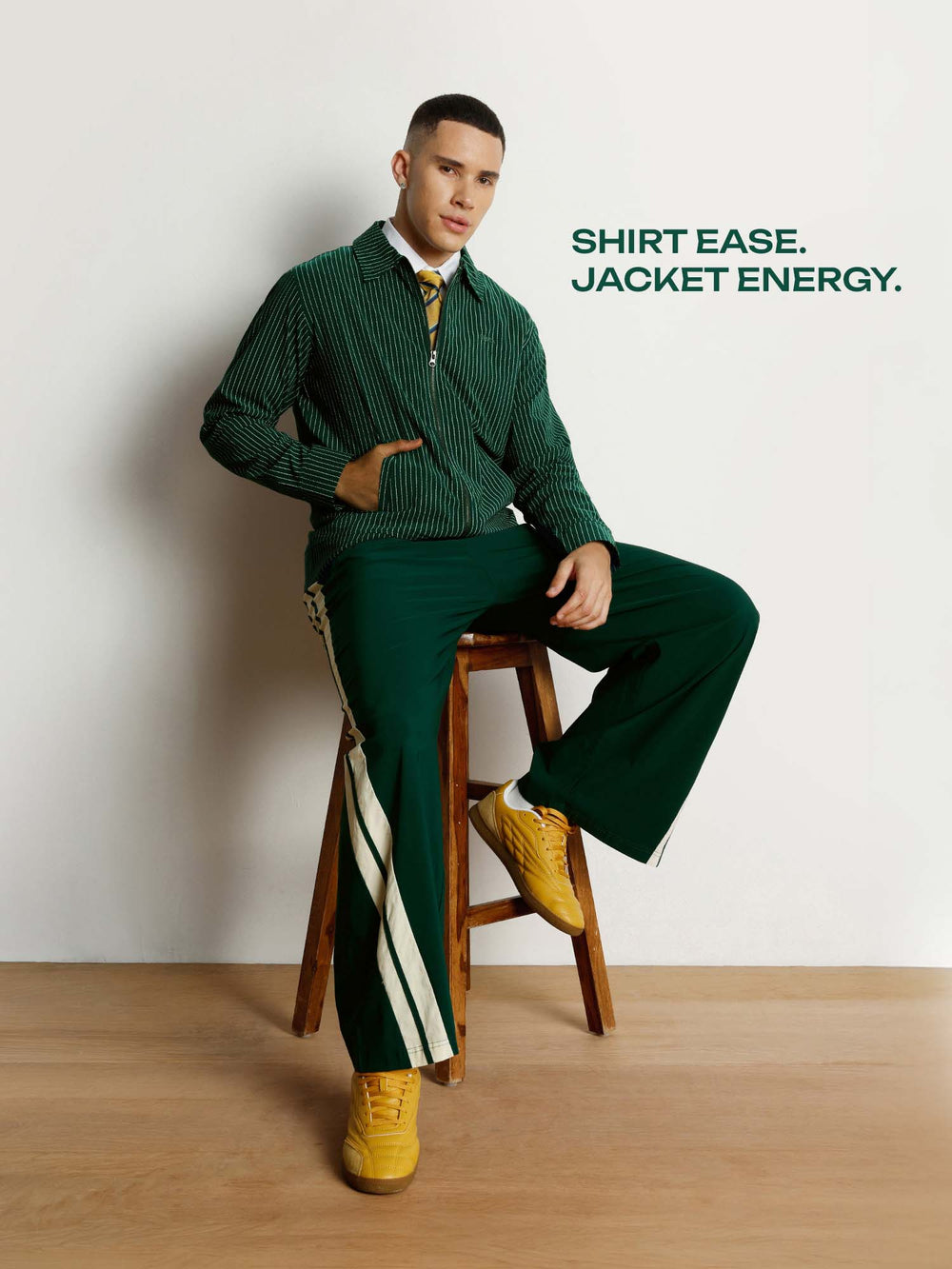 Pine Striped Shacket