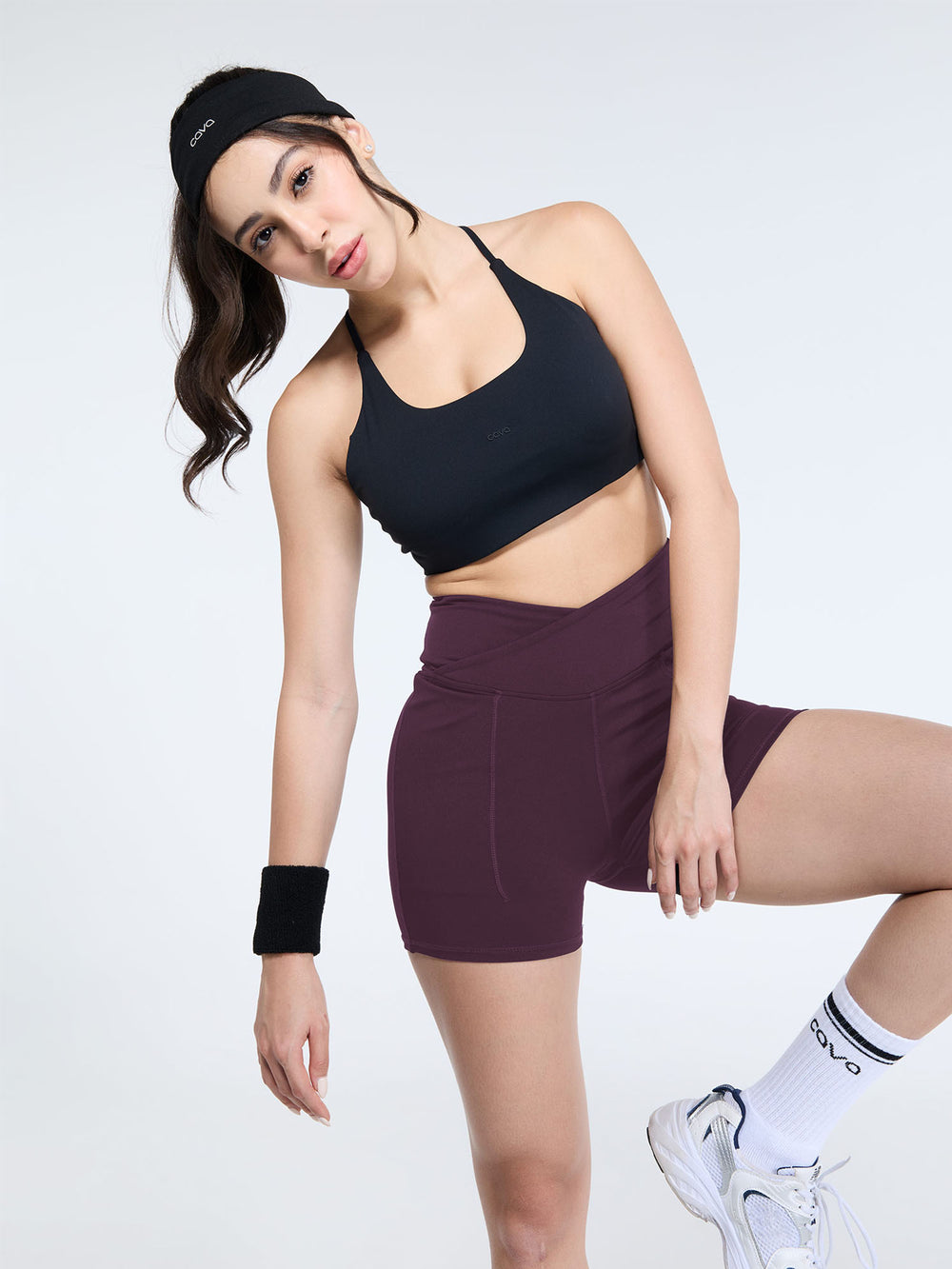 Wine Hourglass Booty Shorts