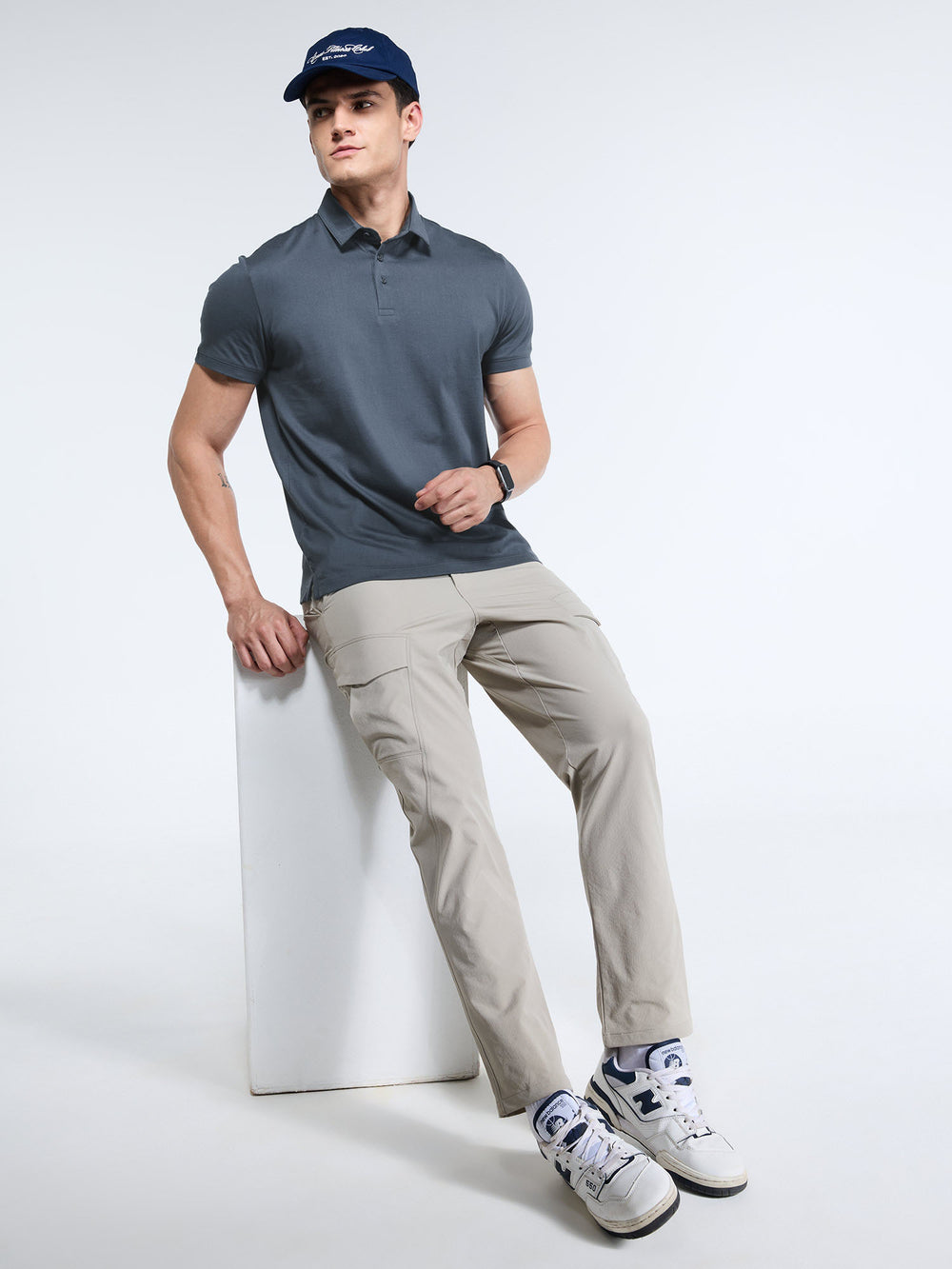 Ash Supima Polo T-Shirt - Regular Fit