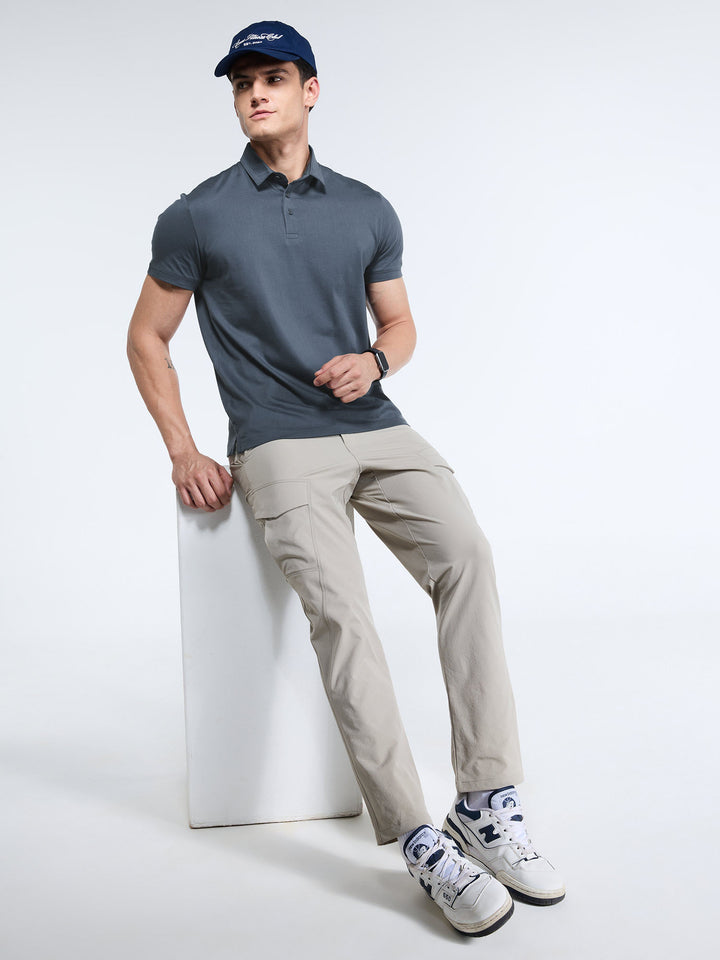 Ash Supima Polo T-Shirt - Regular Fit