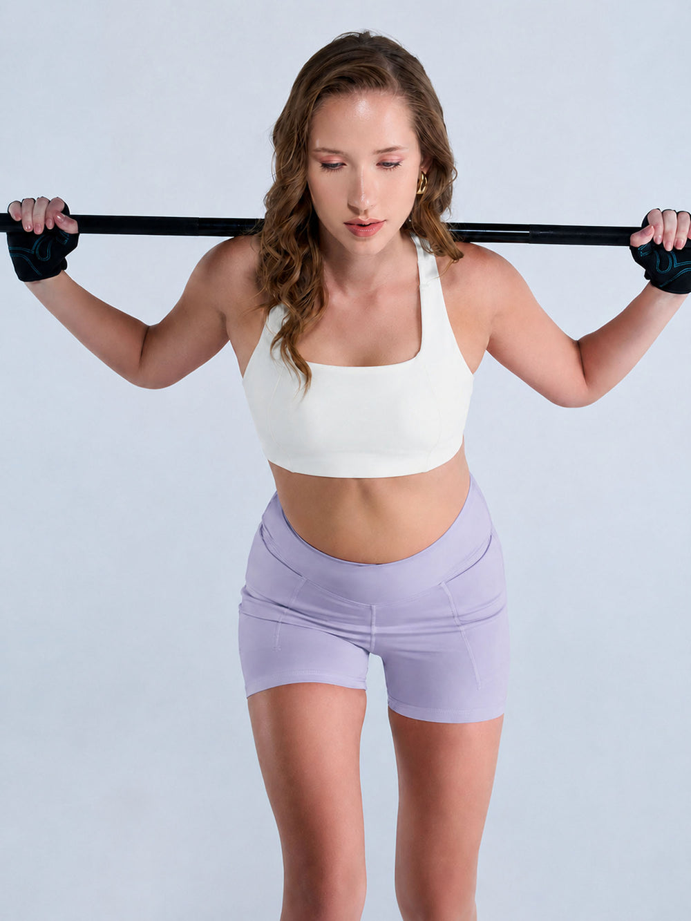 Lilac Hourglass Booty Shorts
