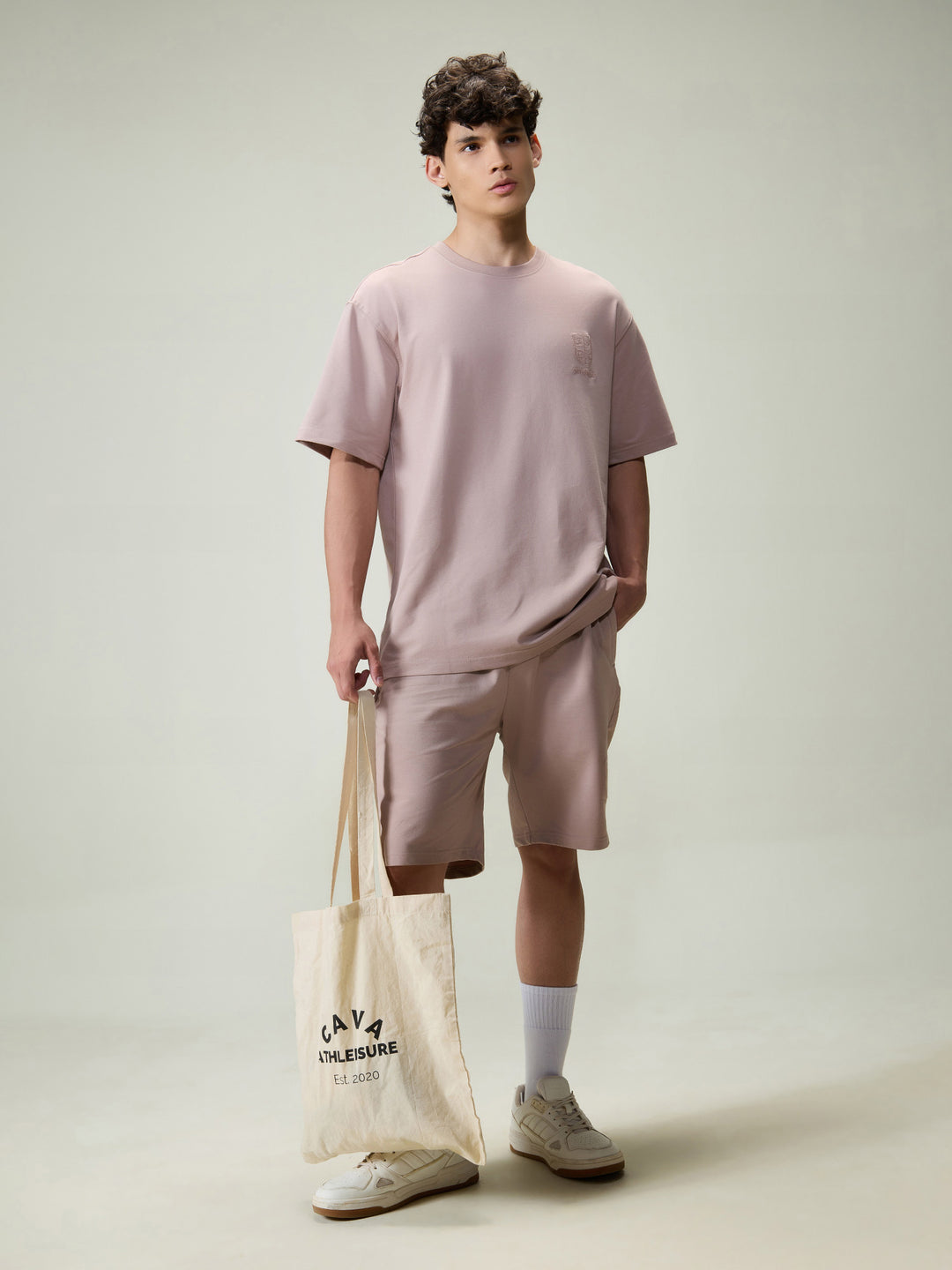 Dusty Pink Everywear Leisure Tee