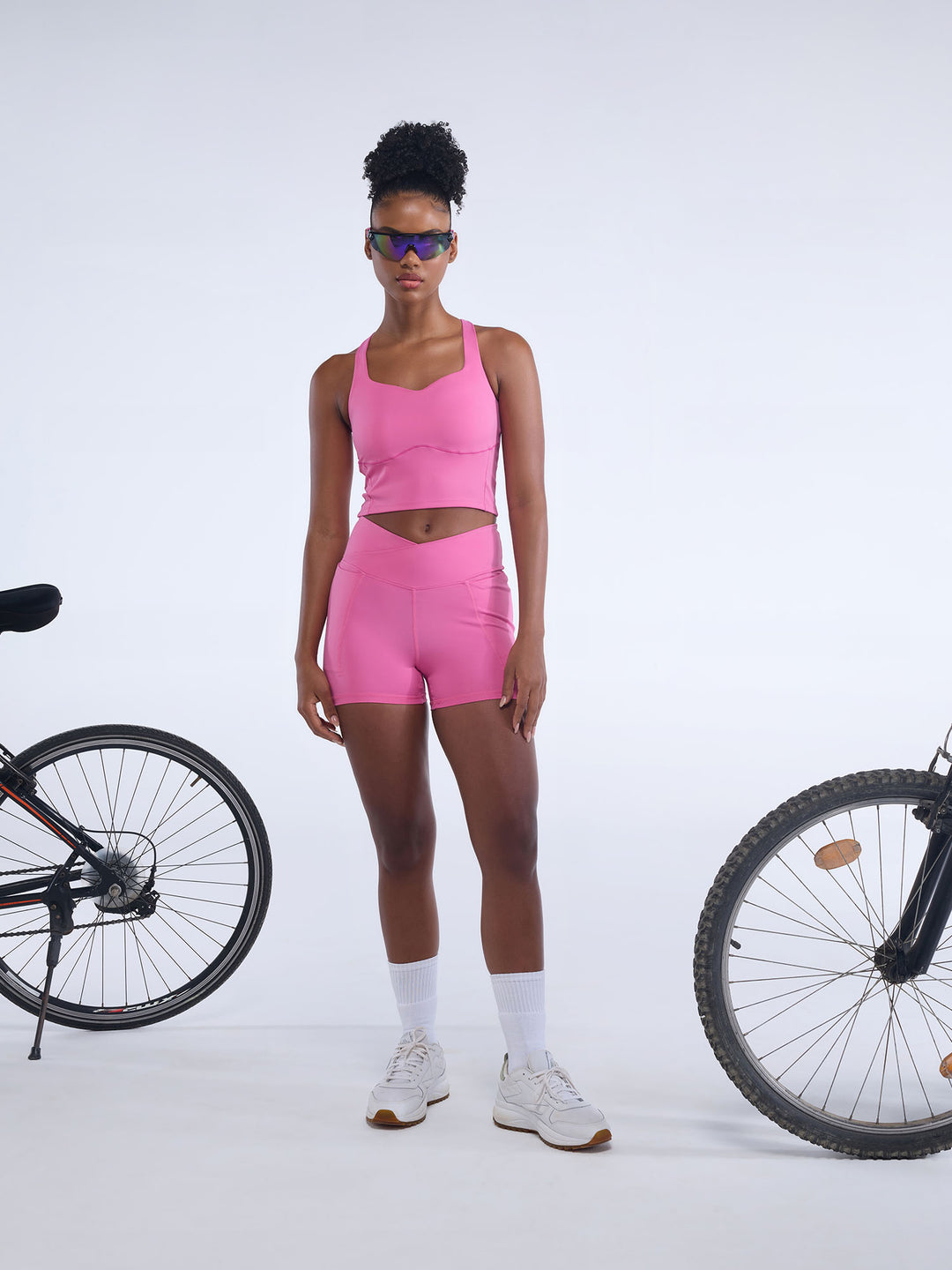 Pink Heartline Sports Bra