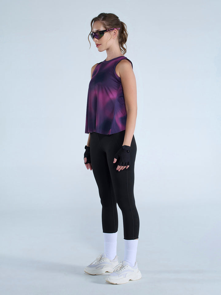 Purple Fluid Overlap Tank