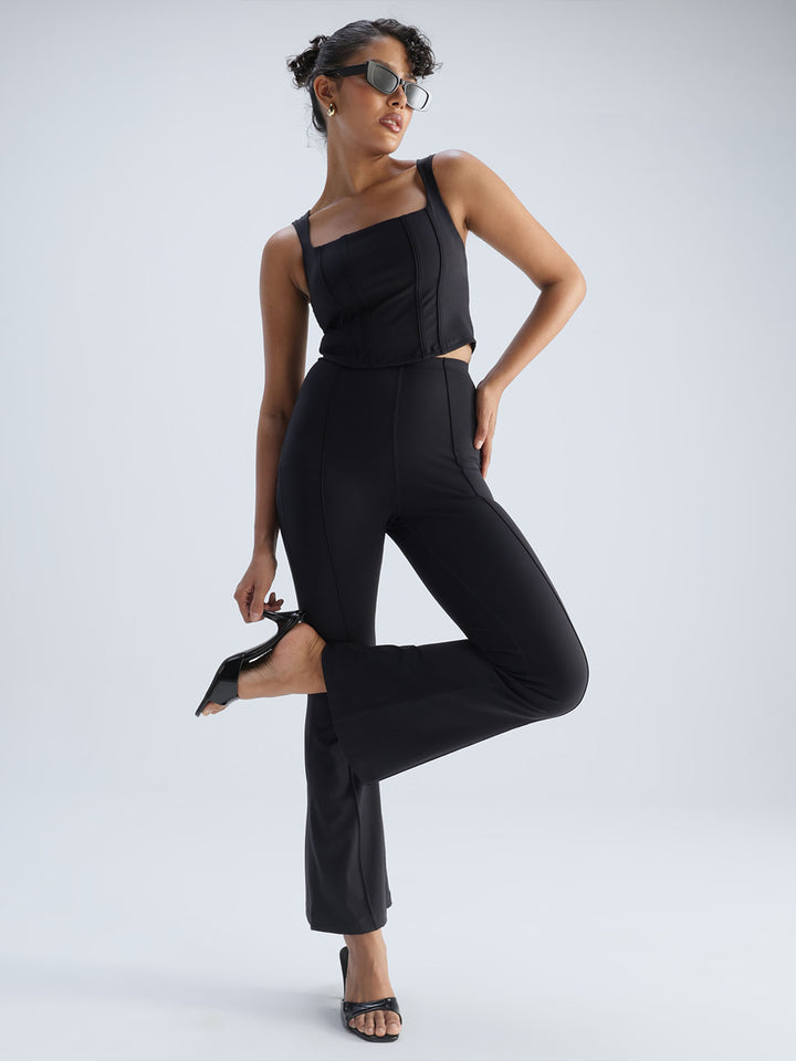 Black Club Corset Top