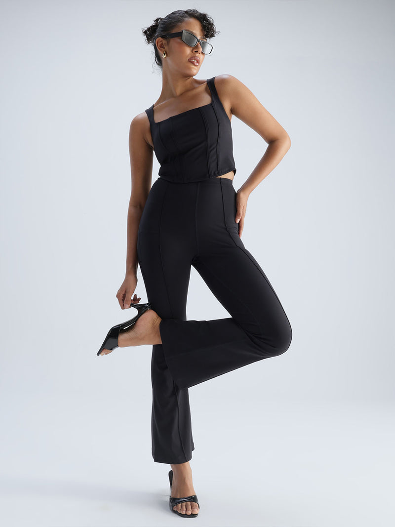Black Club Corset Top