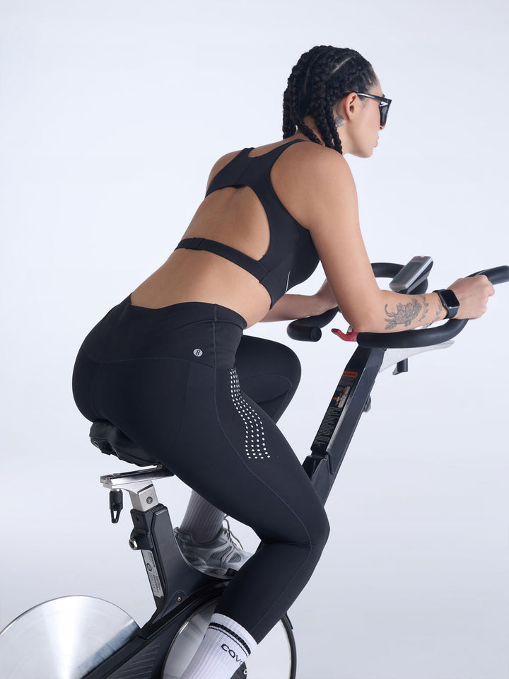 Black Studio Compression Sports Bra