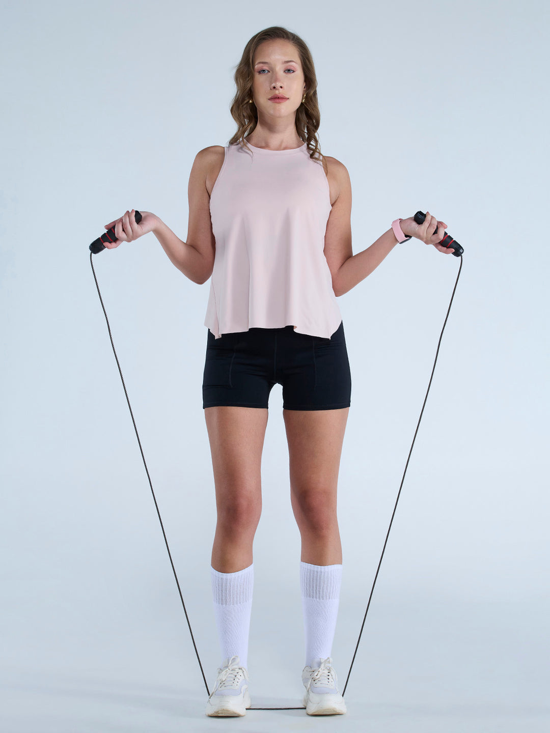 Blush Overlap Tank