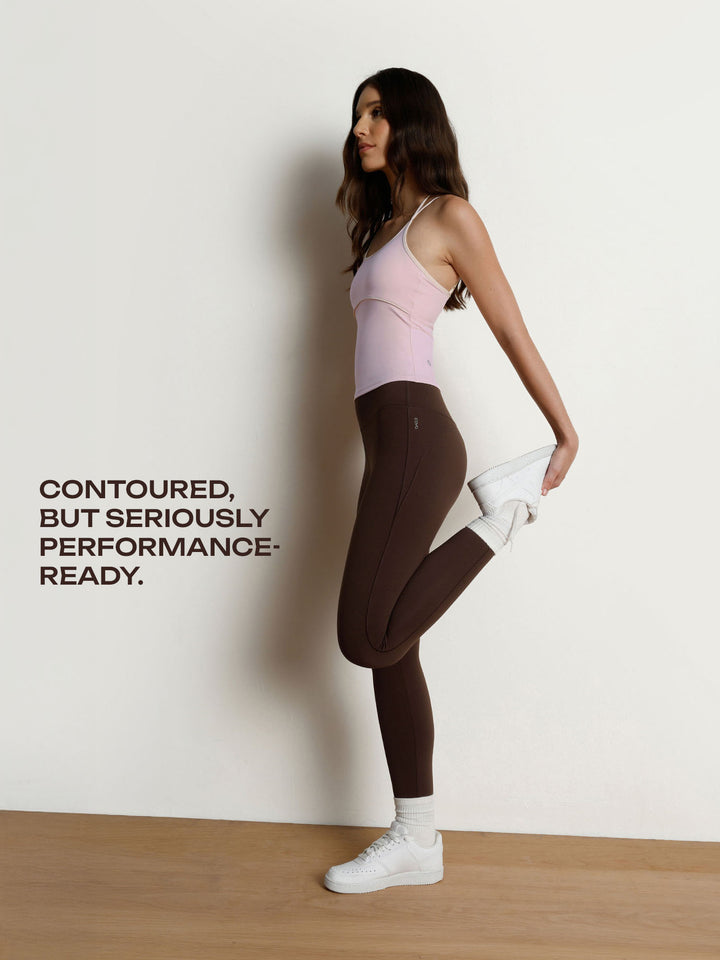 Brown Contour Snug Leggings