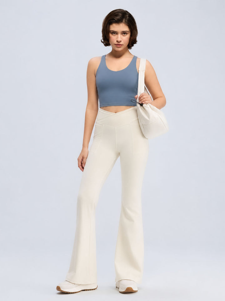 Steel Blue Refine Crop Tank
