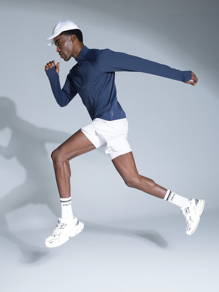 Navy Athletic Quarter-Zip