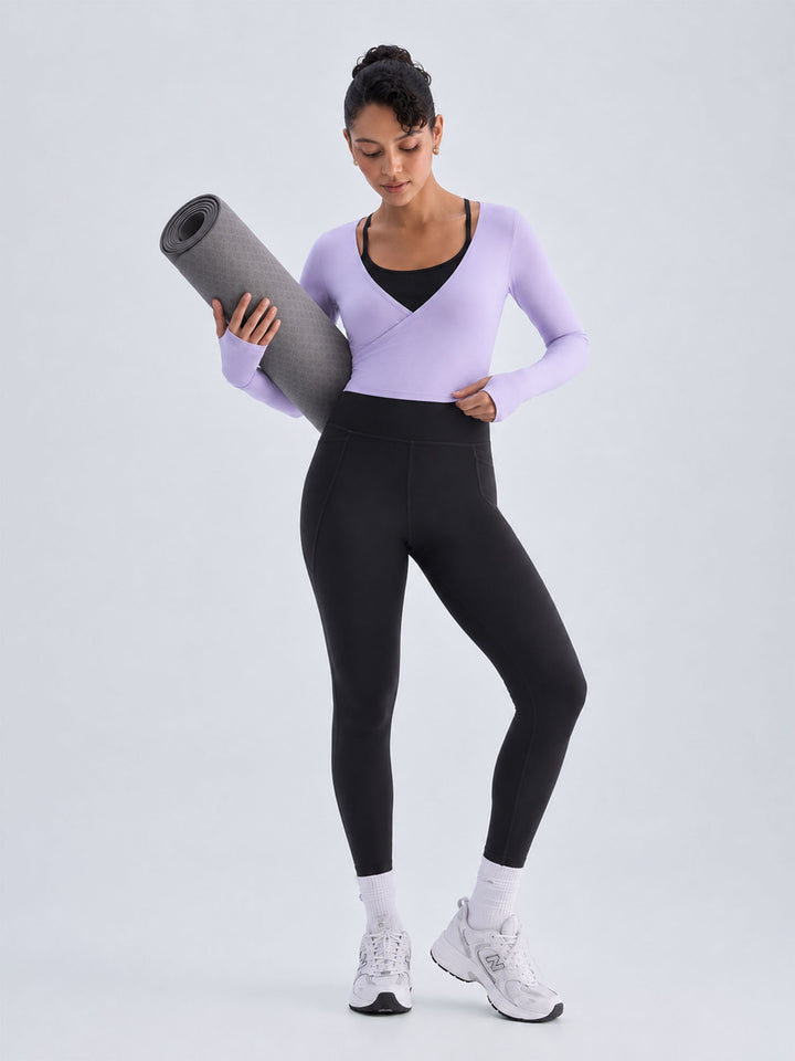 Lilac ADPT™ Wrap Top