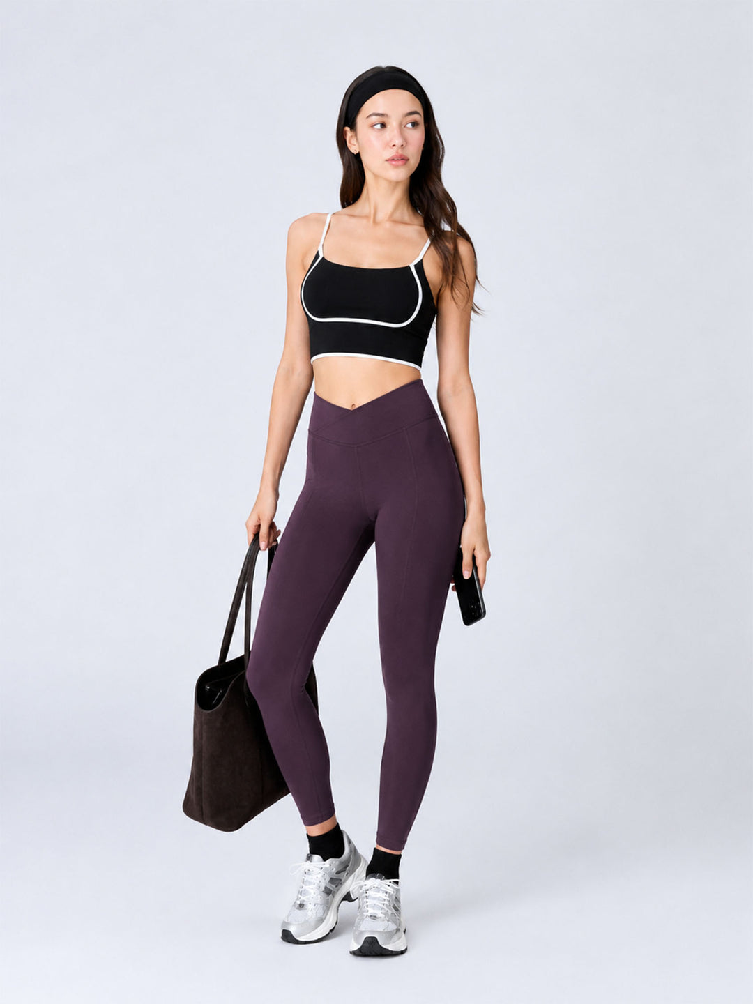 Wine Hourglass Snug Leggings
