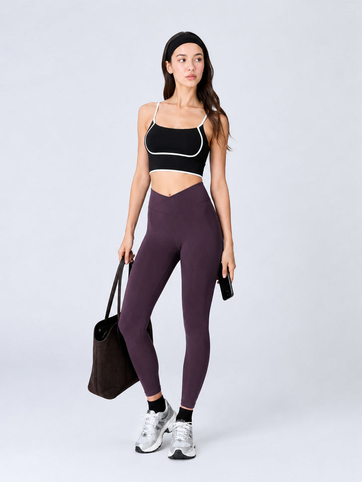 Wine Hourglass Snug Leggings