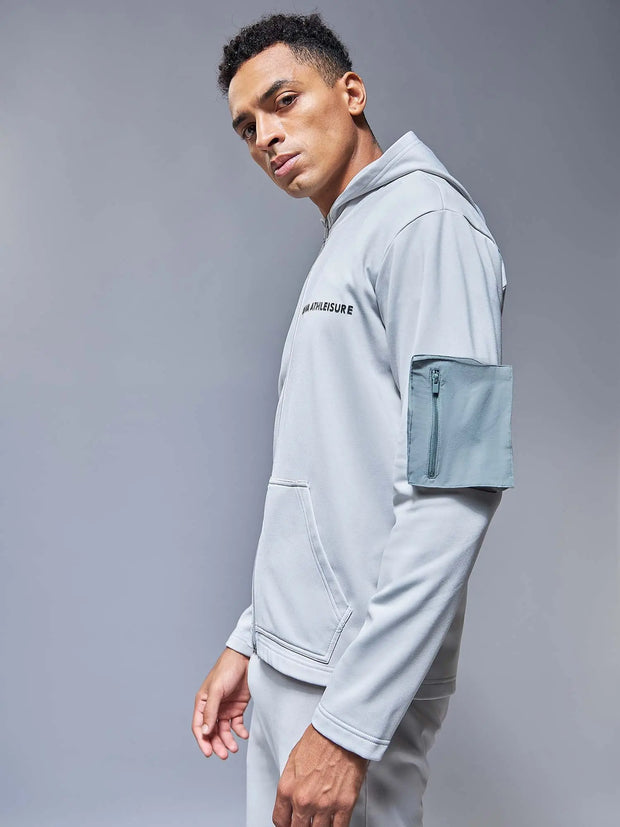 Light Grey Utility Jacket CAVA athleisure