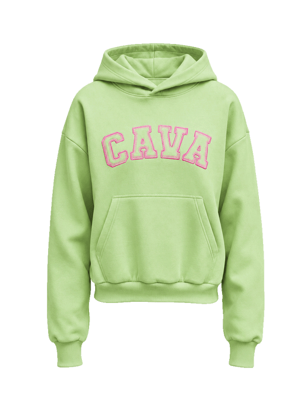 Light Green Fleece Oversized Hoodie