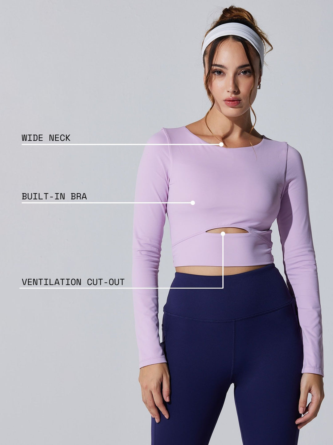 Lilac All-Day Flex Top