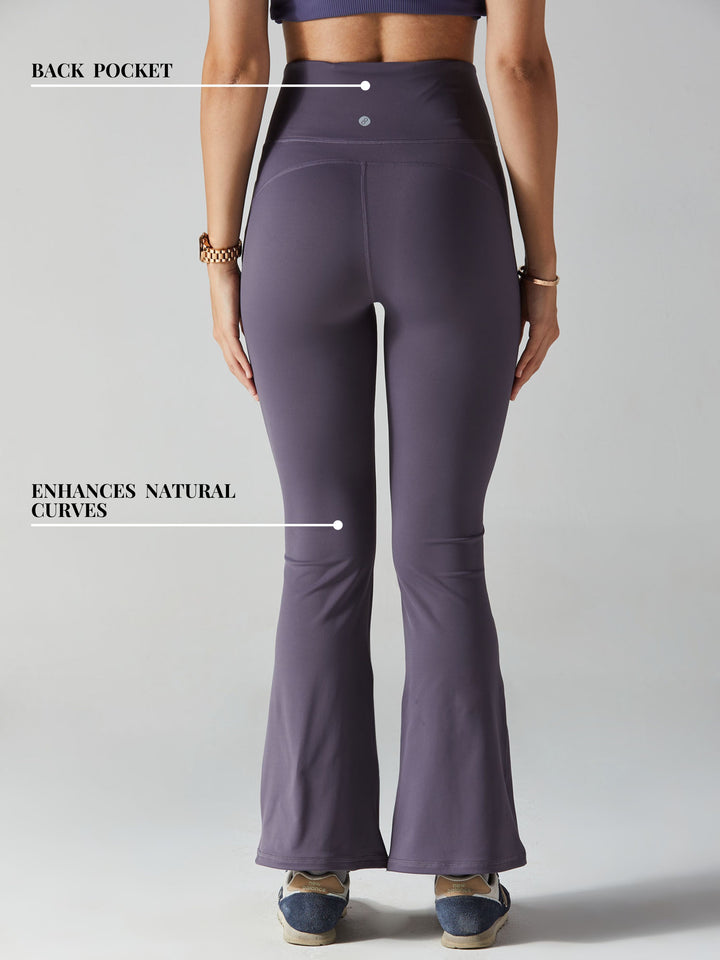 Mauve All-in Bootcut Leggings