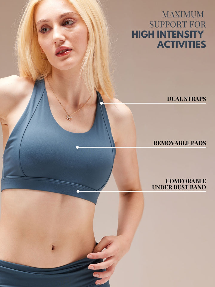 Deep-Teal X-Treme Sports Bra