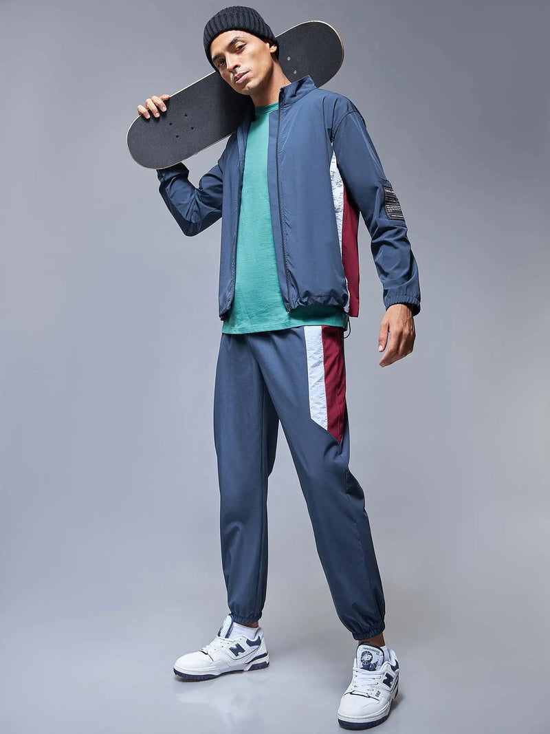 Navy Windbreaker joggers CAVA athleisure