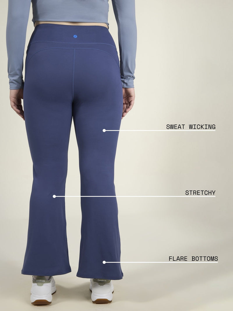Navy Sculpt Bootcut Leggings