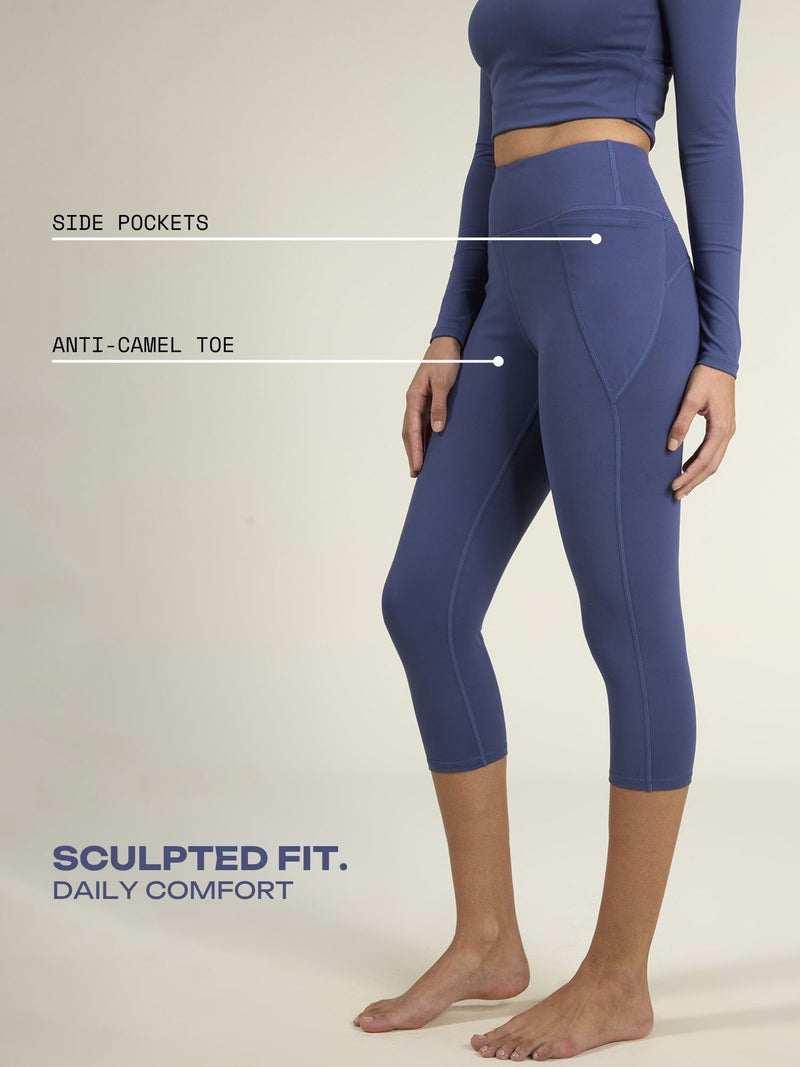 Navy Sculpt Capri