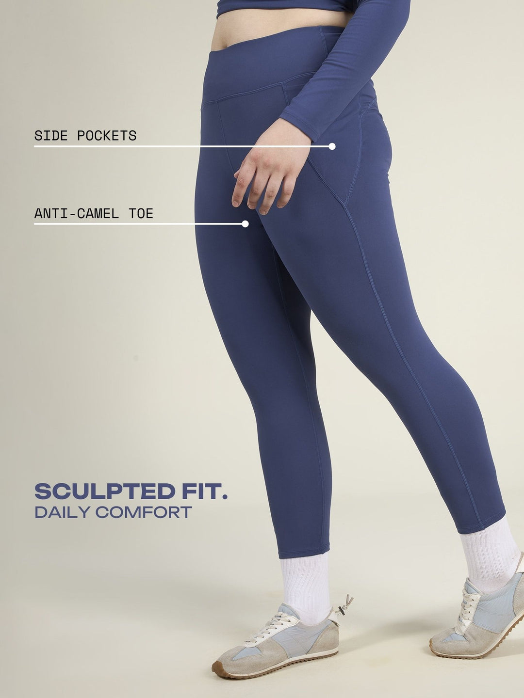Navy Sculpt Core Leggings