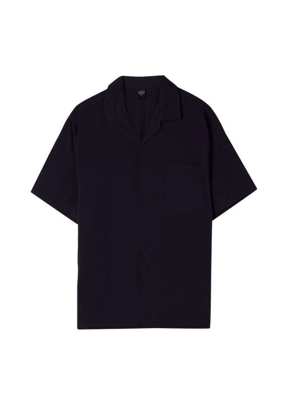 Navy Airy Resort Shirt