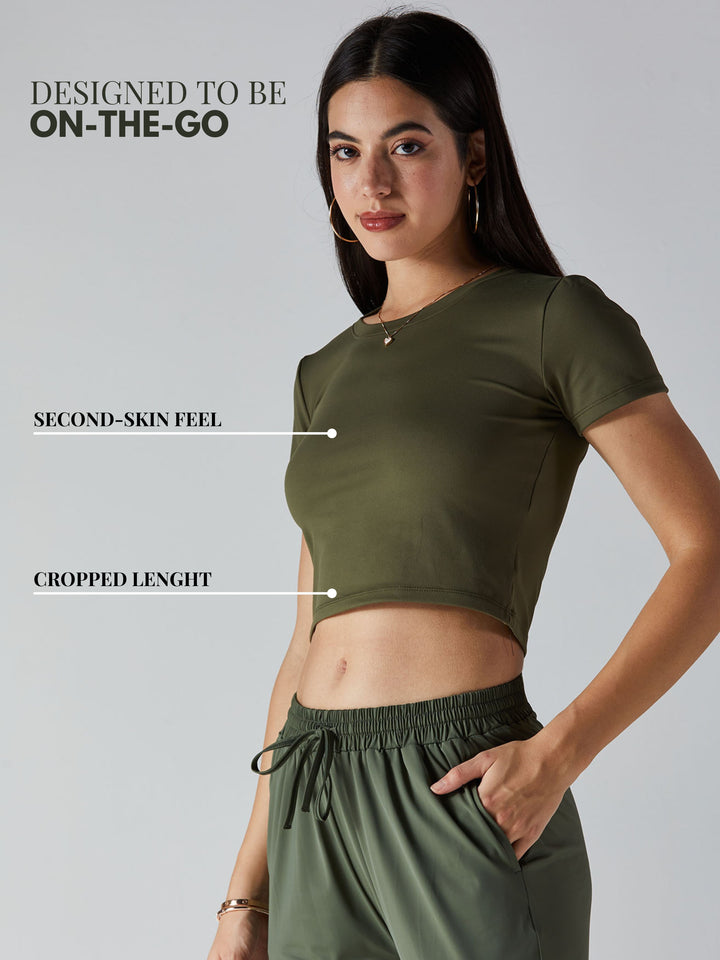 Olive AirLuxe Top