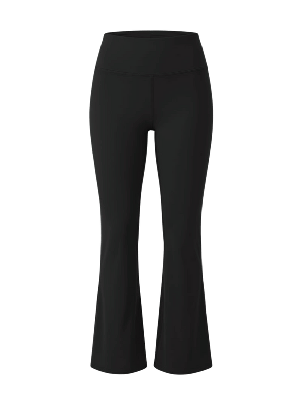 Black Contour Flared Leggings