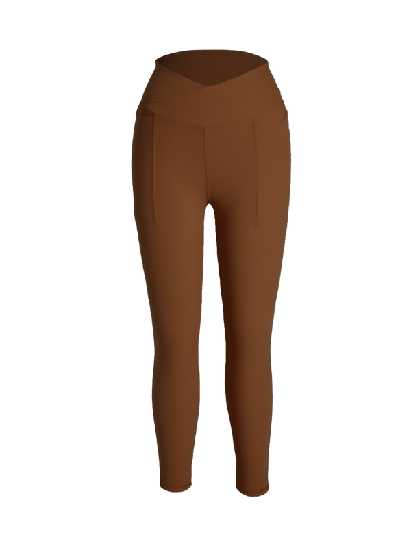 Brown Hourglass Snug Leggings