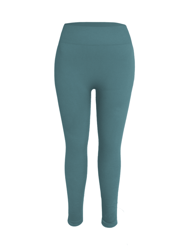 Slate Blue Seamless Cinched Leggings