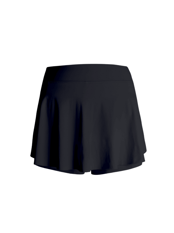 Black Swirl Tennis Skorts