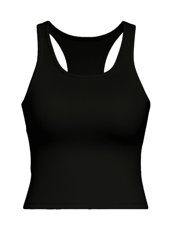 Black Tank Us Later Top